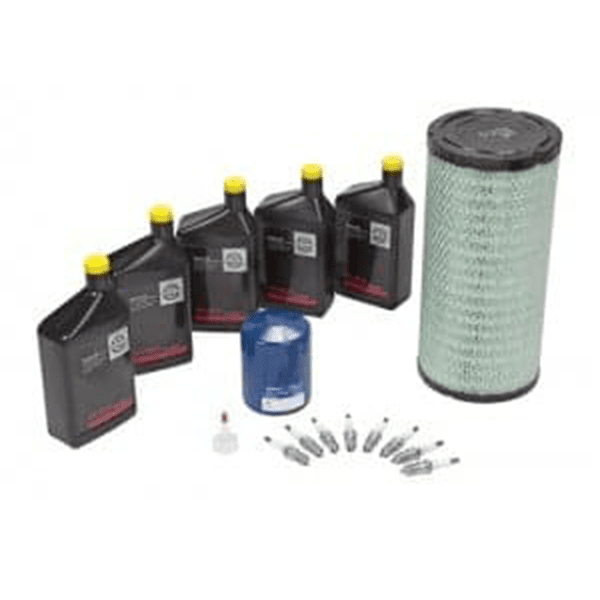 Maintenance supplies such as oil, oil filter, spark plugs