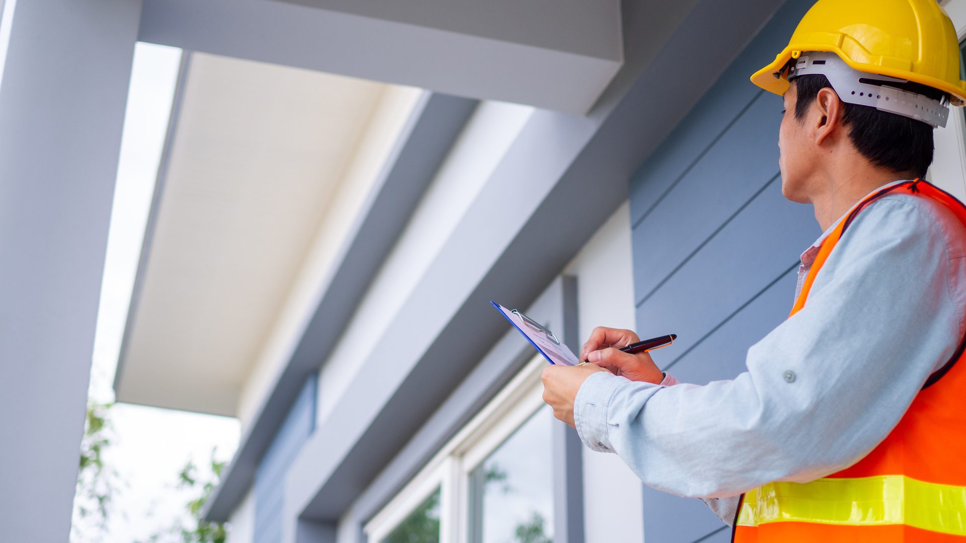 Electrician checking the house